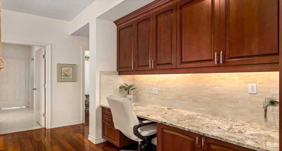 There is no shortage of space or storage in this kitchen
