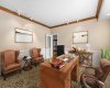 This space could serve as a 4th bedroom (virtually staged)