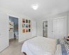 The primary suite offers both a walk in closet and a private three piece ensuite, a rare and welcome upstairs convenience.