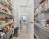 Walk-through pantry