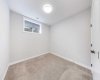 Basement bedroom