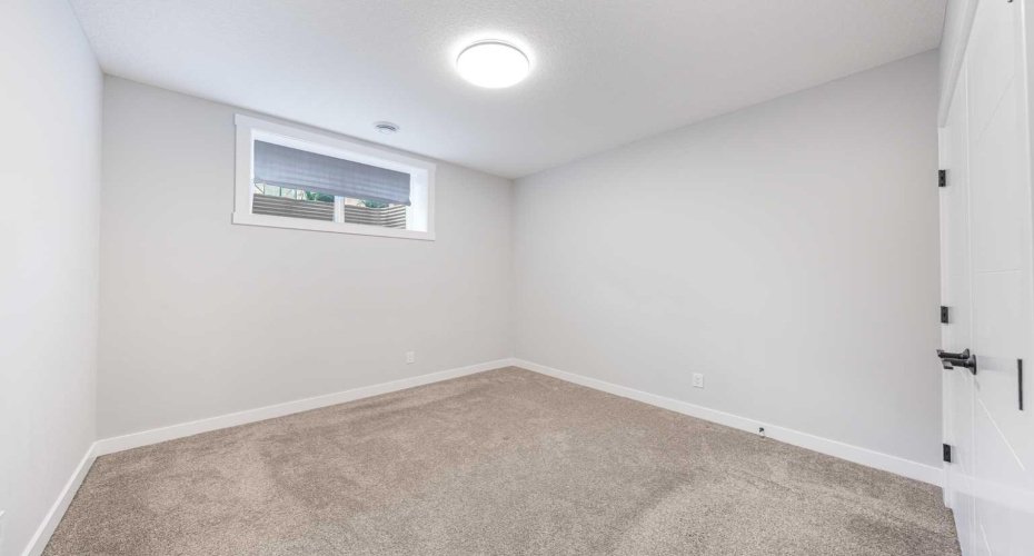 Basement bedroom