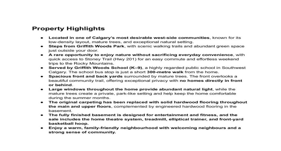 Property Highlights