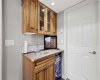 wet bar in the basement