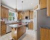 Kitchen with Granite and Maple cabinets