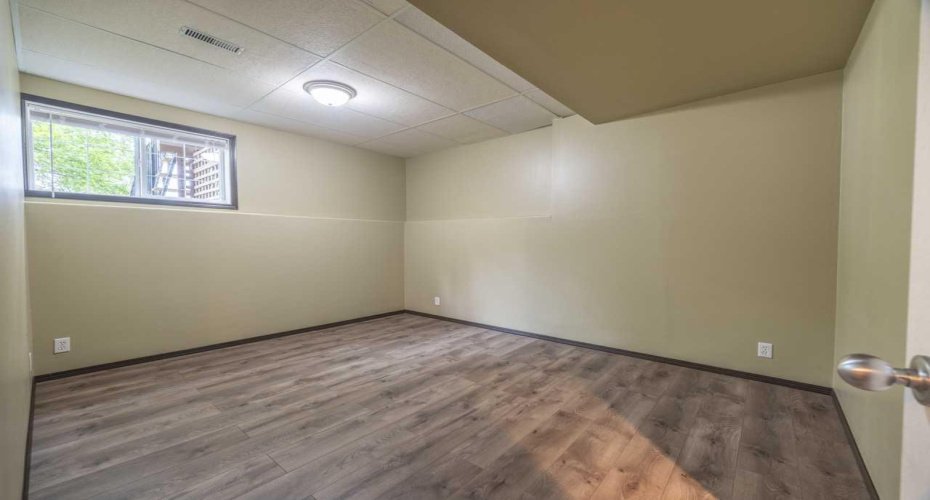 Basement bedroom