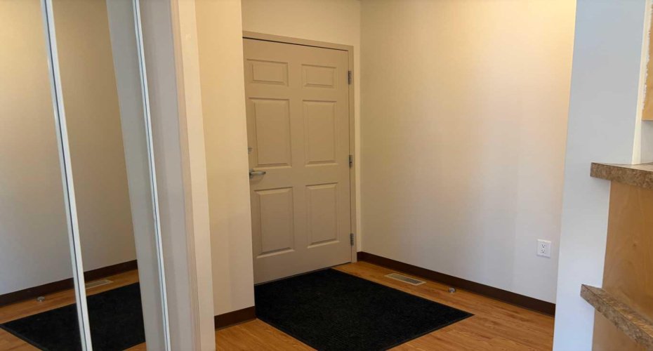 entry and storagee closet