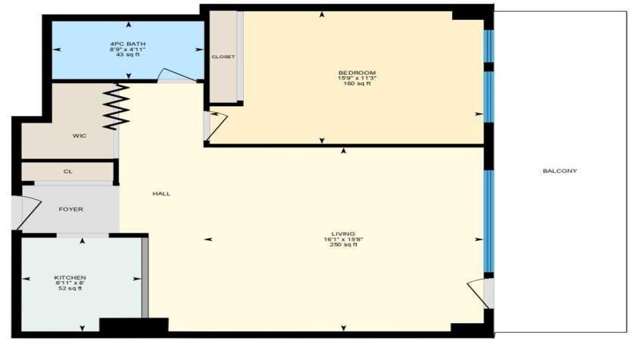 221 6 Avenue, Calgary, Alberta T2G 4Z9, 1 Bedroom Bedrooms, 0 ,1 BathroomBathrooms,Residential,For Sale,6,0,A2325507