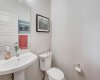Main floor half bath