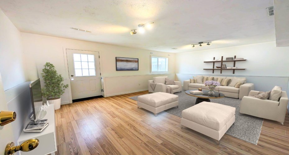 Family Room virtual Staging