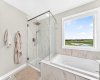 5 piece ensuite bath.