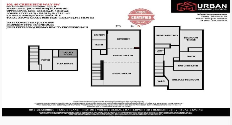 40 Creekside Way, Calgary, Alberta T2X 6E2, 3 Bedroom Bedrooms, 0 ,3 BathroomBathrooms,Residential,For Sale,Creekside,0,A2317422