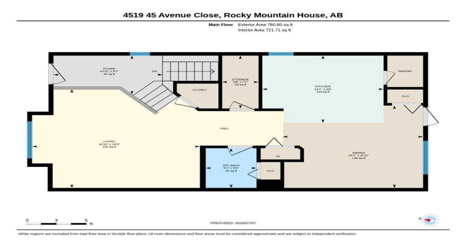 4519 45 Avenue Close Avenue Close, Rocky Mountain House, Alberta T4T 1W8, 3 Bedroom Bedrooms, 0 ,2 BathroomBathrooms,Residential,For Sale,45 Avenue Close,0,A2327339