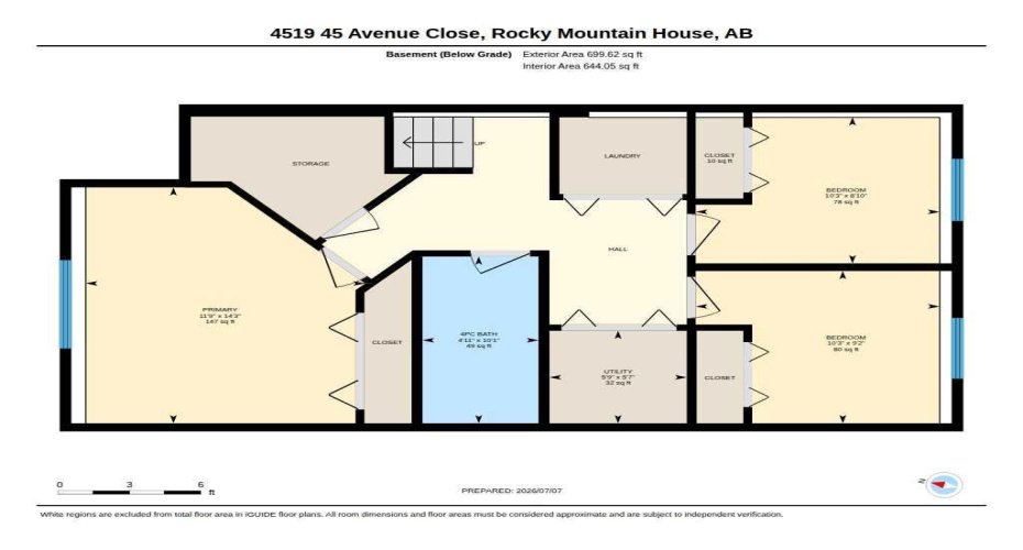 4519 45 Avenue Close Avenue Close, Rocky Mountain House, Alberta T4T 1W8, 3 Bedroom Bedrooms, 0 ,2 BathroomBathrooms,Residential,For Sale,45 Avenue Close,0,A2327339