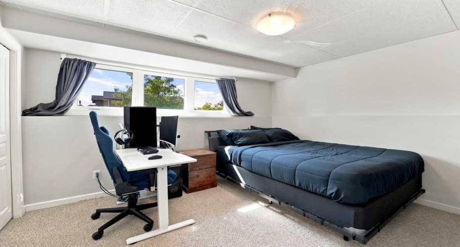 Basement bedroom