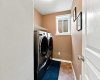 Lower laundry room