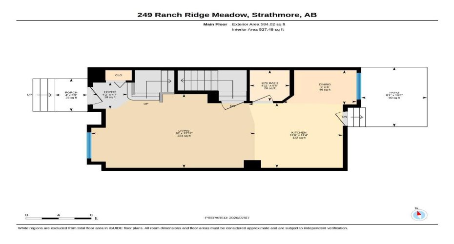 249 Ranch Ridge Meadow, Strathmore, Alberta T1P 0A9, 3 Bedroom Bedrooms, 0 ,3 BathroomBathrooms,Residential,For Sale,Ranch Ridge,0,A2327394