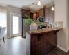 Kitchen with eating bar