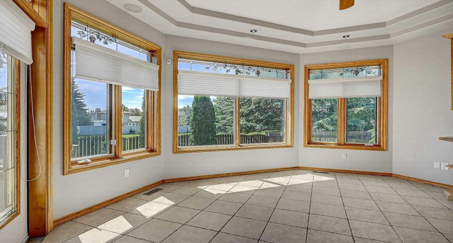 dining room with in floor heat