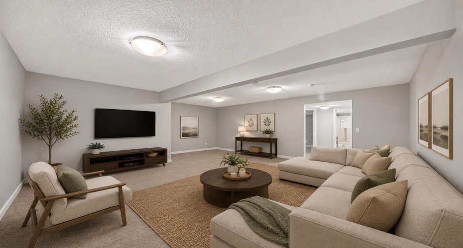 Living room in Basement