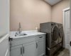 Laundry room off Primary