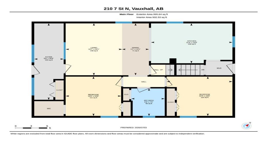 210 7 Street, Vauxhall, Alberta T0K2K0, 4 Bedroom Bedrooms, 0 ,1 BathroomBathrooms,Residential,For Sale,7,0,A2327449