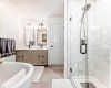 Upper level master 5 piece ensuite