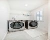 Upper level laundry