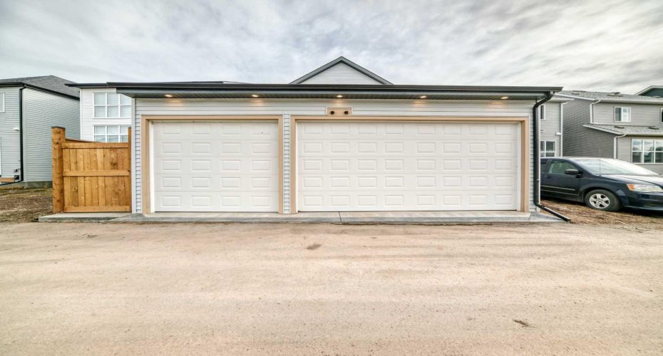 Heated Triple Garage/Workshop with MyQ garage door openers