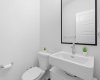 Powder room on main floor