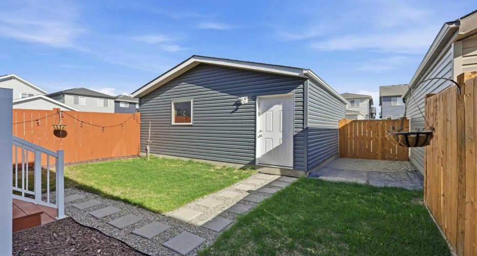 2 Car Detached Garage, with landscaped yard
