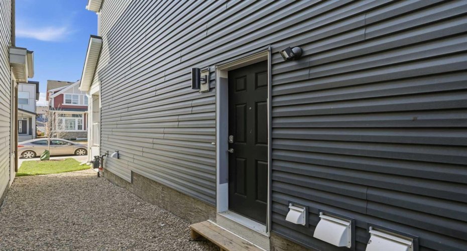 Side Entrance to Basement Suite