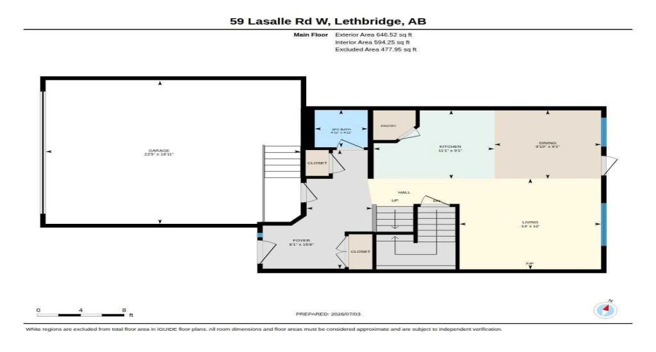 59 Lasalle Road, Lethbridge, Alberta T1J5A8, 4 Bedroom Bedrooms, 0 ,4 BathroomBathrooms,Residential,For Sale,Lasalle,0,A2327676