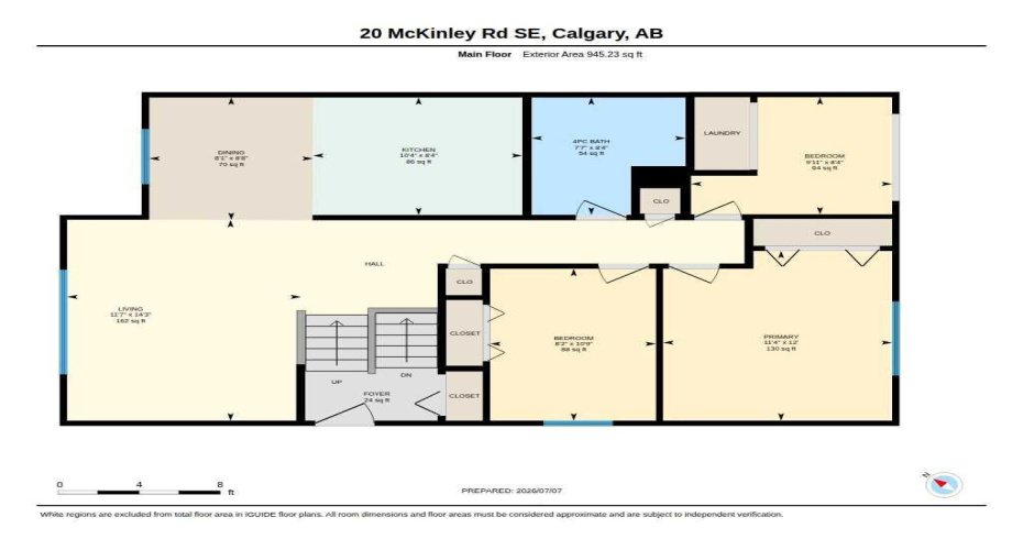 20 McKinley Road, Calgary, Alberta T2Z1T6, 4 Bedroom Bedrooms, 0 ,2 BathroomBathrooms,Residential,For Sale,McKinley,0,A2327712
