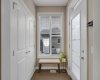 Huge rear mudroom and closet