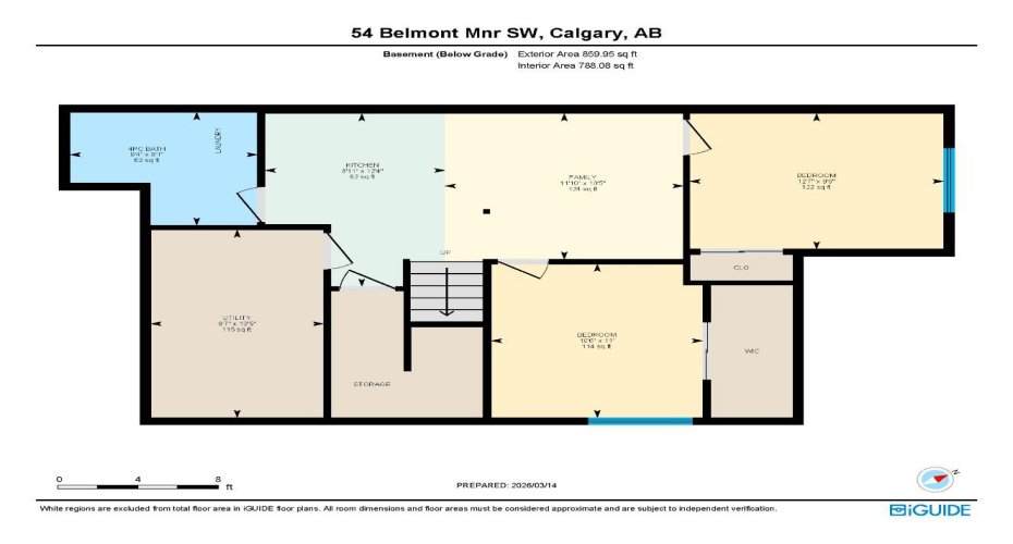 54 Belmont Manor, Calgary, Alberta T2X 5E4, 6 Bedroom Bedrooms, 0 ,4 BathroomBathrooms,Residential,For Sale,Belmont,0,A2322226