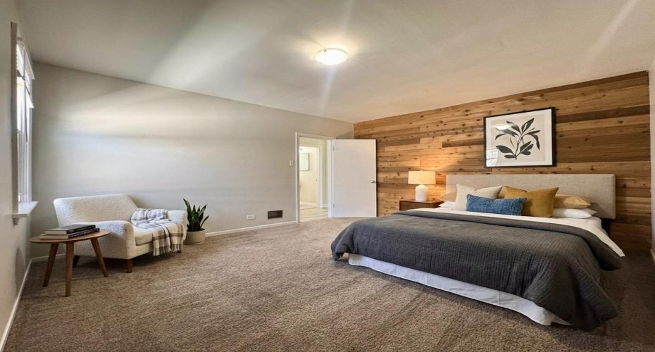 Primary Bedroom (Digitally Staged Photo)