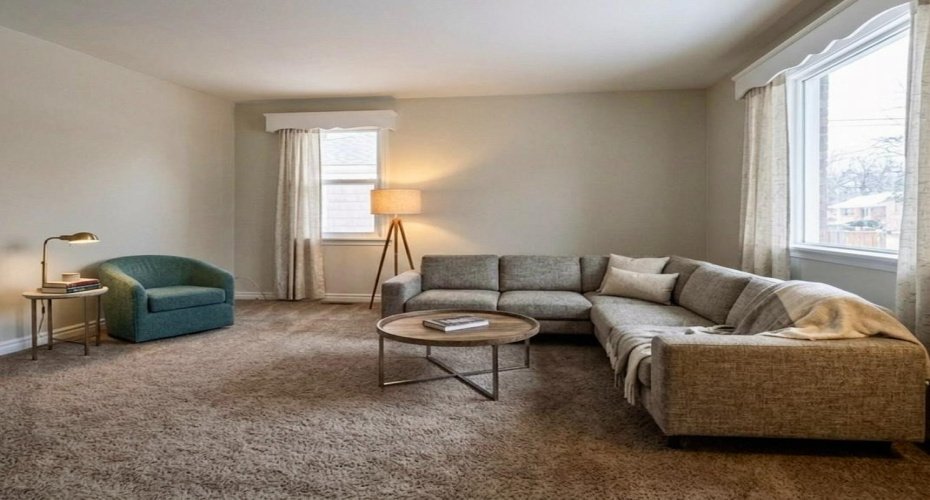 Living Room (Digitally Staged Photo)