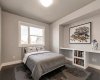 Virtually staged to show room potential