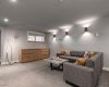 Virtually staged to show room potential