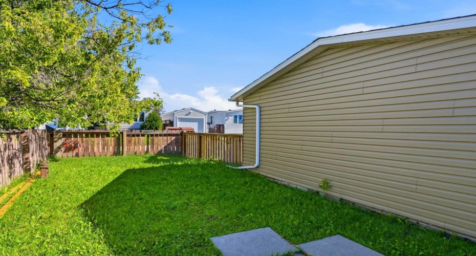 Main floor backyard