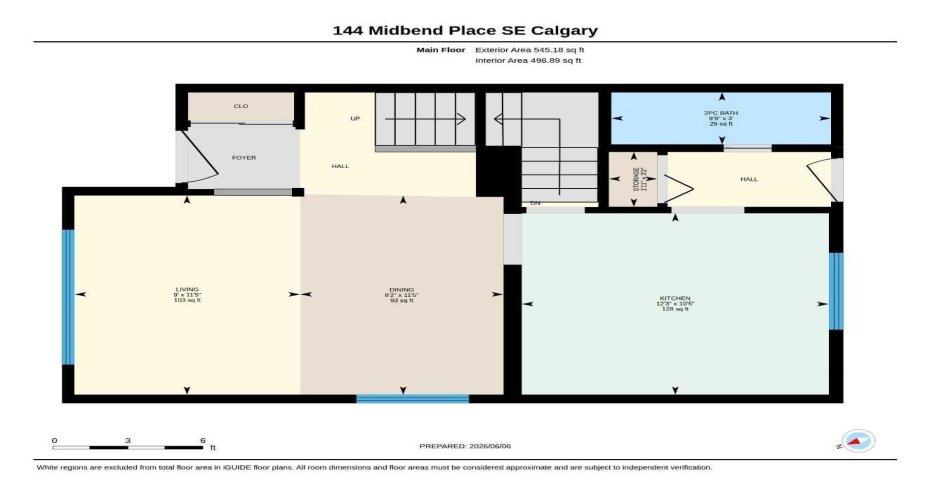 Main Level Floor Plan