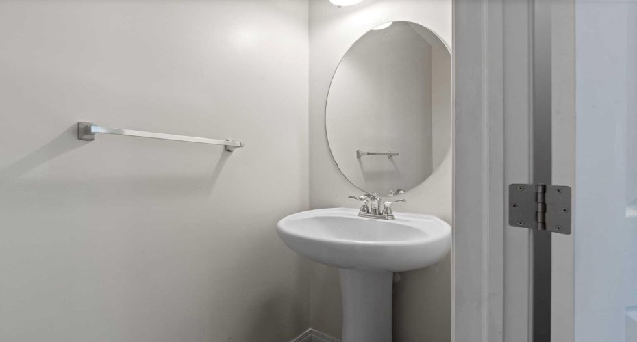 Half bath on main floor
