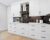 Thoughtfully designed kitchen combines style, functionality, and exceptional workspace.