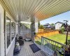 Covered rear deck