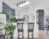 Bright skylight throughout the day