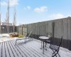 Private side yard deck
