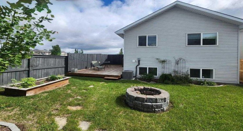Large open backyard