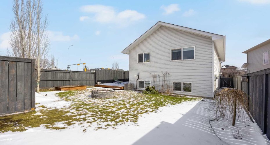 Large open backyard