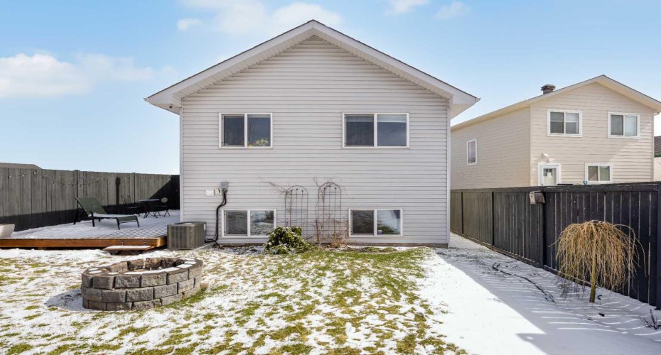 Large open backyard